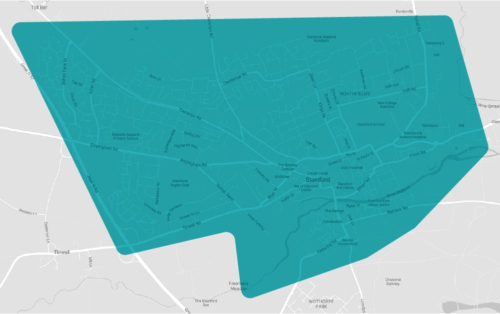 Stamford Fare Cap Zone