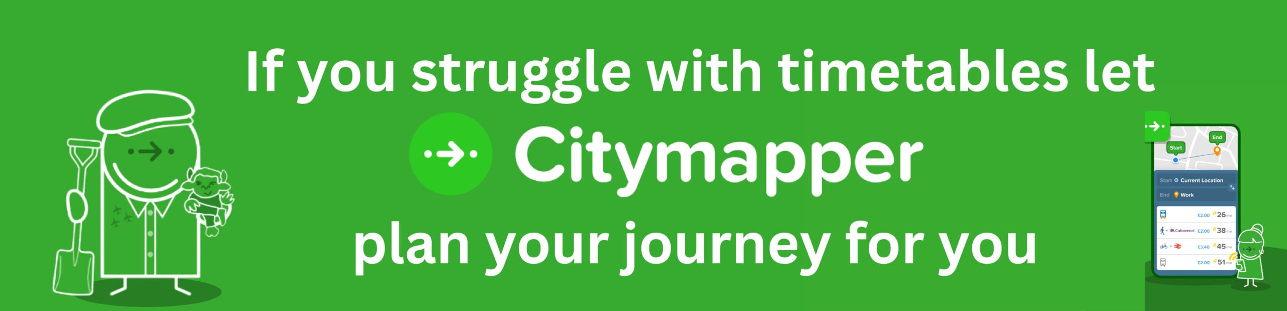 Citymapper banner desktop